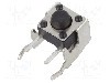 Microintrerupator 6x6mm, OFF-(ON), SPST-NO, C&amp;K - PTS645VL39-2 LFS