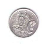 Moneda Australia 10 cents/centi 1988, stare buna, curata
