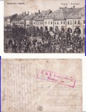 Bistrita - Nasaud - Piata-cenzura militara WWI, WK1,rara