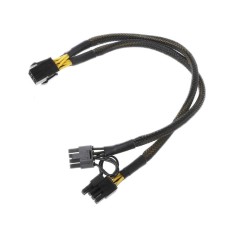 Cablu Active, adaptor alimentare placa video pci-e 6 pini mama la 2 x 6+2pini tata, multiplicator/ prelungitor spliter/splitter pcie 8 pini, extensie
