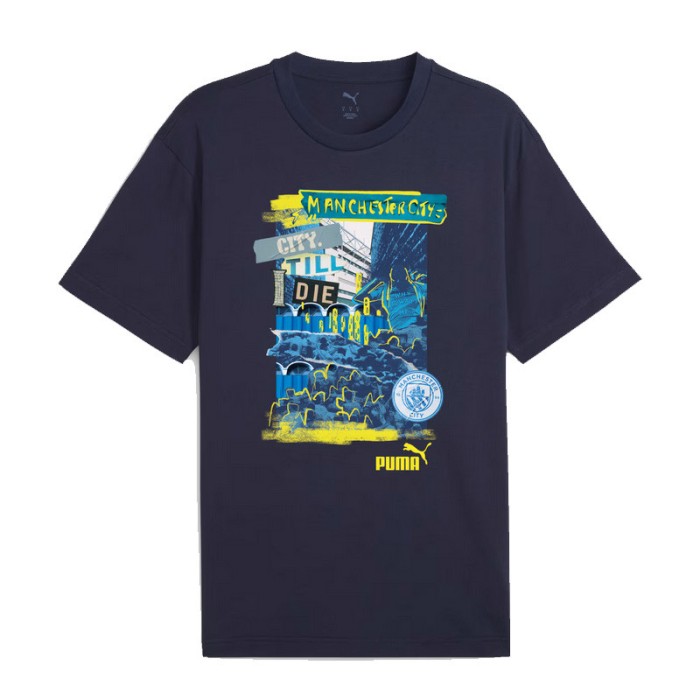 Manchester City tricou de bărbați ftblNRGY navy - M