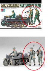 + Set 2 figurine 1:35 Tamiya - din setul Kettenkrad + foto