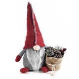 Figurina Gnomi textil multicolor II 25x12x38 cm