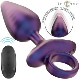Vibrator Anal Michael, Remote Control, 10 Moduri Vibratii, Silicon Moale, USB, Albastru, 13 cm