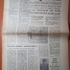 sportul 4 august 1980-patzaichin-simion campioni olimpici, fotbal f.c. olt