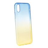 Husa Pentru APPLE iPhone X - Gradient TSS, Albastru/Auriu