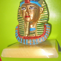 8420-Faraon Egipt alama colorata marmura stare F.B.