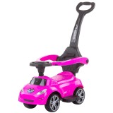 Masinuta Impins Chipolino Turbo Pink cu Maner, Bara Siguranta, Claxon, 3ani+ 23kg