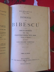 Domnia lui Bibescu, legi si decrete, razvratirea din 1848, volumul II foto