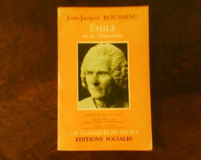 Jean-Jacques Rousseau Emile ou l&amp;#039;Education (Extraits) foto