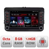 Navigatie Android auto VW, Skoda, Seat cu 8GB RAM, 128GB, 4G LTE