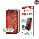 Cumpara ieftin Folie pentru iPhone 13 Pro Max / 14 Plus, Displex Real Glass Privacy Full Cover, Black