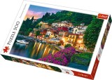 Puzzle Trefl 500 piese Lacul Como, Italia, multicolor, 10+ ani