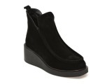 Ghete IMAGE negre, 1067116, din piele intoarsa