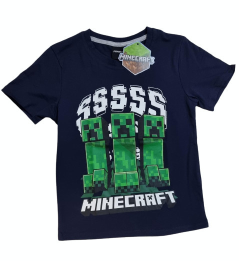 Tricou Minecraft ORIGINAL Creeper Army 5-12 ani + Bratara CADOU !!