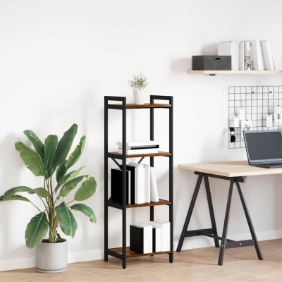 vidaXL Bibliotecă Stejar afumat 40 x 30 x 118 cm Lemn compozit 868361 foto
