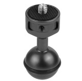 ​Cap Bila 2.5cm cu Surub 1/4 Ball Head Adapter M5 Adjustable Screw
