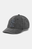 P.E Nation șapcă de baseball din bumbac Crestwood culoarea gri, 252A100