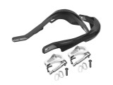 Protectii Maini Moto Enduro Revo Negre cu Insertie Aluminiu + Prindere Ghidon 22mm Universal