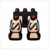 Set Huse Scaune Universale Nero Bej Personalizate cu Suzuki