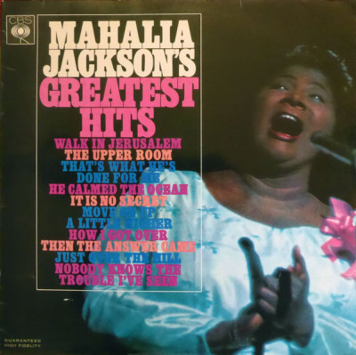 VINIL Mahalia Jackson &amp;lrm;&amp;ndash; Mahalia Jackson&amp;#039;s Greatest Hits (VG) foto