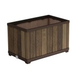 Deco cărămidă din plastic cutie de flori 81 l lemn de frasin