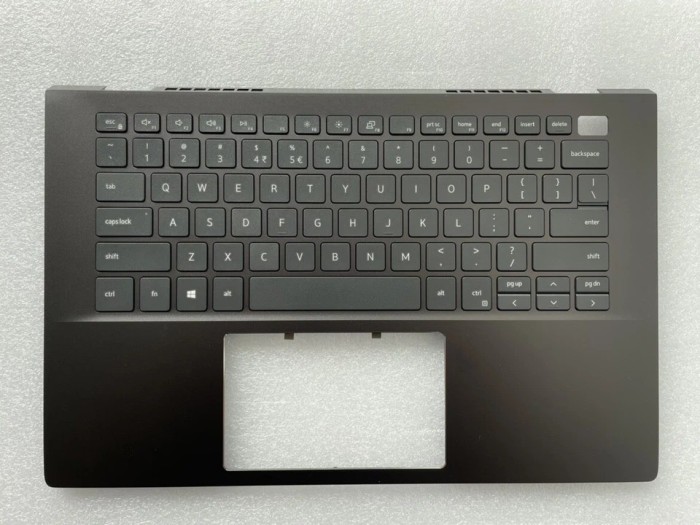 Carcasa superioara cu tastatura palmrest Laptop, Dell, Vostro 5401, 5402, NRT55, 0NRT55, 0DY5HN, DY5HN, 460.0KN04.0016, iluminata, gri, layout US