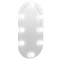 Oglinda cu lumini LED, 60x30 cm, sticla, oval