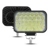 Set 2x Proiectoare LED auto OFF-ROAD 4 inch 99W 33LED, 12V-24V, 6000K, carcasa aluminiu, 8000Lm, IPF