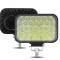 Set 2x Proiectoare LED auto OFF-ROAD 4 inch 99W 33LED, 12V-24V, 6000K, carcasa aluminiu, 8000Lm