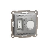 Termostat de pardoseala Schneider Sedna aluminiu SDD113507