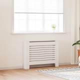 Mască Calorifer MDF Alb 112x19x81.5 cm vidaXL Acoperire Decorativă Modernă