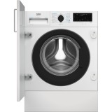 Masina de spalat rufe incorporabila Beko B3WBT681415W, 8 kg, 1400 RPM, 15 programe, Clasa A, Child Lock, Alb