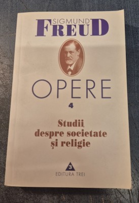 Studii despre societate si religie Sigmund Freud foto