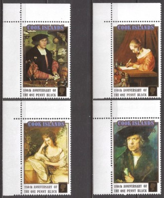 COOK ISLANDS 1990 PICTURA ( serie dantelata ) MNH foto