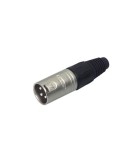 Conector XLR 3 pini tata metalic Neutrik