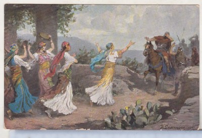 bnk cp Germania - Leinweber - Biblia - Judecatorii 11,34 - necirculata foto