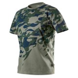 Tricou de lucru CAMO din bumbac, olive, marimea L, NEO TOOLS