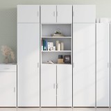 Dulap de depozitare, alb, 70x42,5x225 cm, lemn prelucrat