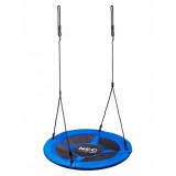Leagan tip cuib pentru copii XXL, 95 cm, 150 kg, Neo-Sport 1000, Albastru