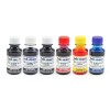 Cerneala pentru cartuse reincarcabile Canon in 6 culori - 100 ml/culoare, InkMate