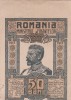 ROMANIA - 50 BANI 1917 FERDINAND I ,EROARE!