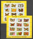Romania.1991 Fluturi-Bl. XR.1047