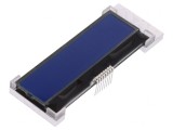 Afișaj LCD Alfanumeric 16x2 62,8x23x6,3mm DEM 16208 SBH-PW-N