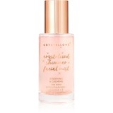 Crystallove Rose Quartz Shimmer Facial Mist lotiune pentru fata pentru o piele mai luminoasa 100 ml