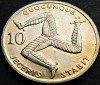 Moneda exotica 10 PENCE - ISLE OF MAN, anul 1992 *cod 4976, Europa