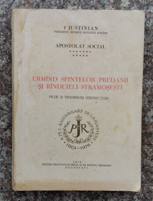 Urmand Sfintelor Predanii Si Randuieli Stramosesti - Colectiv , O265 foto