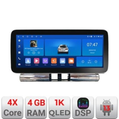 Navigatie Citoren C3 2017-2024 radio cd dedicata Android radio gps internet 4+64 ecran 12.3 inch InCell display Qled 1K Rockchip Kit-+EDT-E212-RK CarS foto