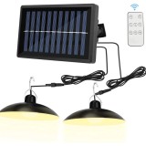 Lampa solara cu LED, P65 rezistenta la apa, potrivit pentru curte, alb cald