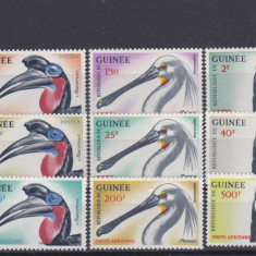 DB1 Fauna Pasari Guineea 1962 15 v. MNH